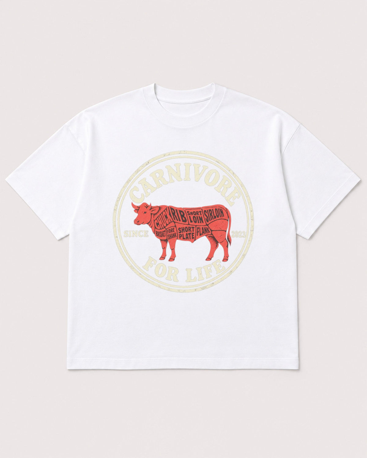 Mockup Boxy Heavyweight Tee White product