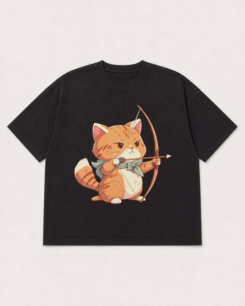 Mockup Boxy Heavyweight Tee Black product