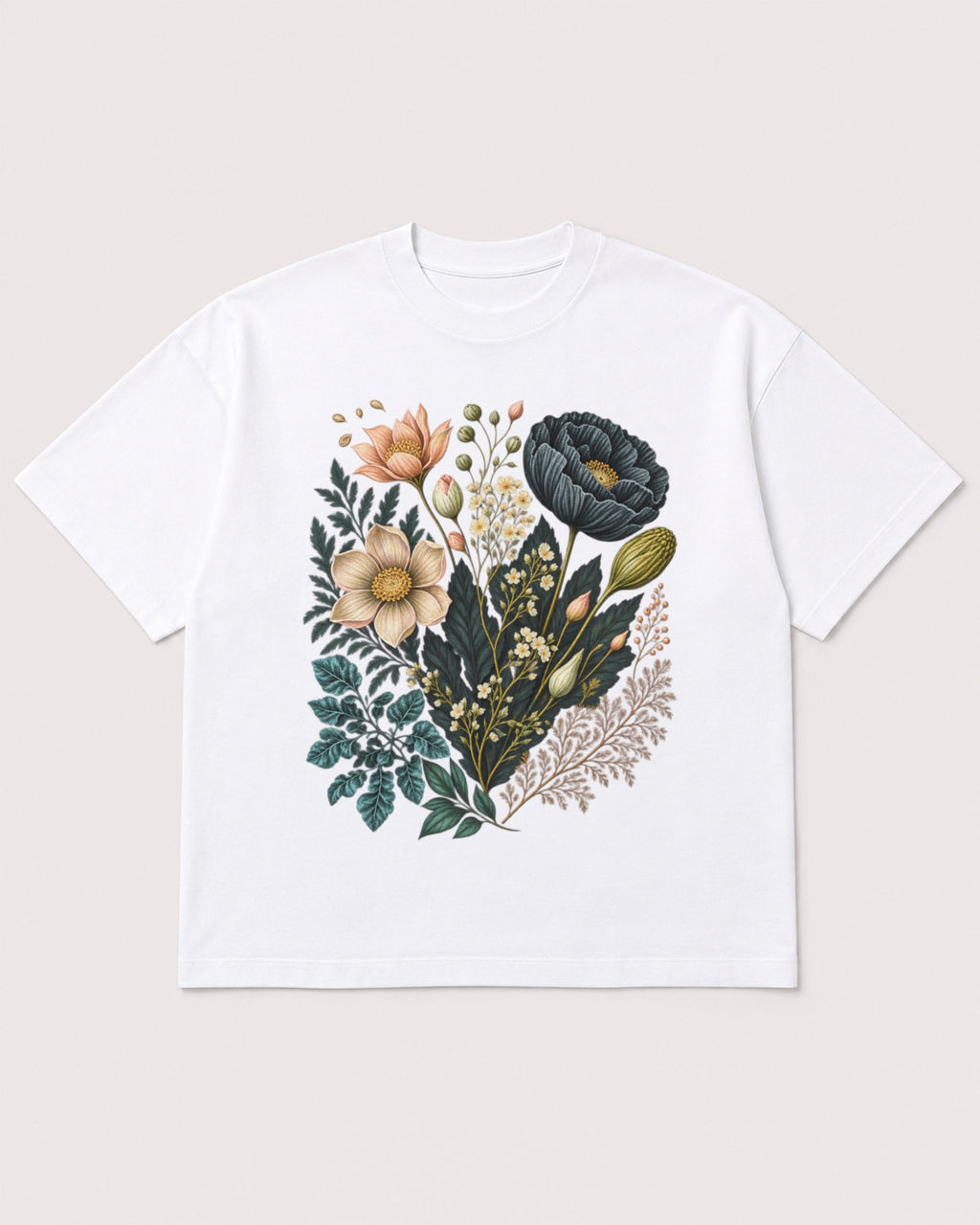 Mockup Boxy Heavyweight Tee White product
