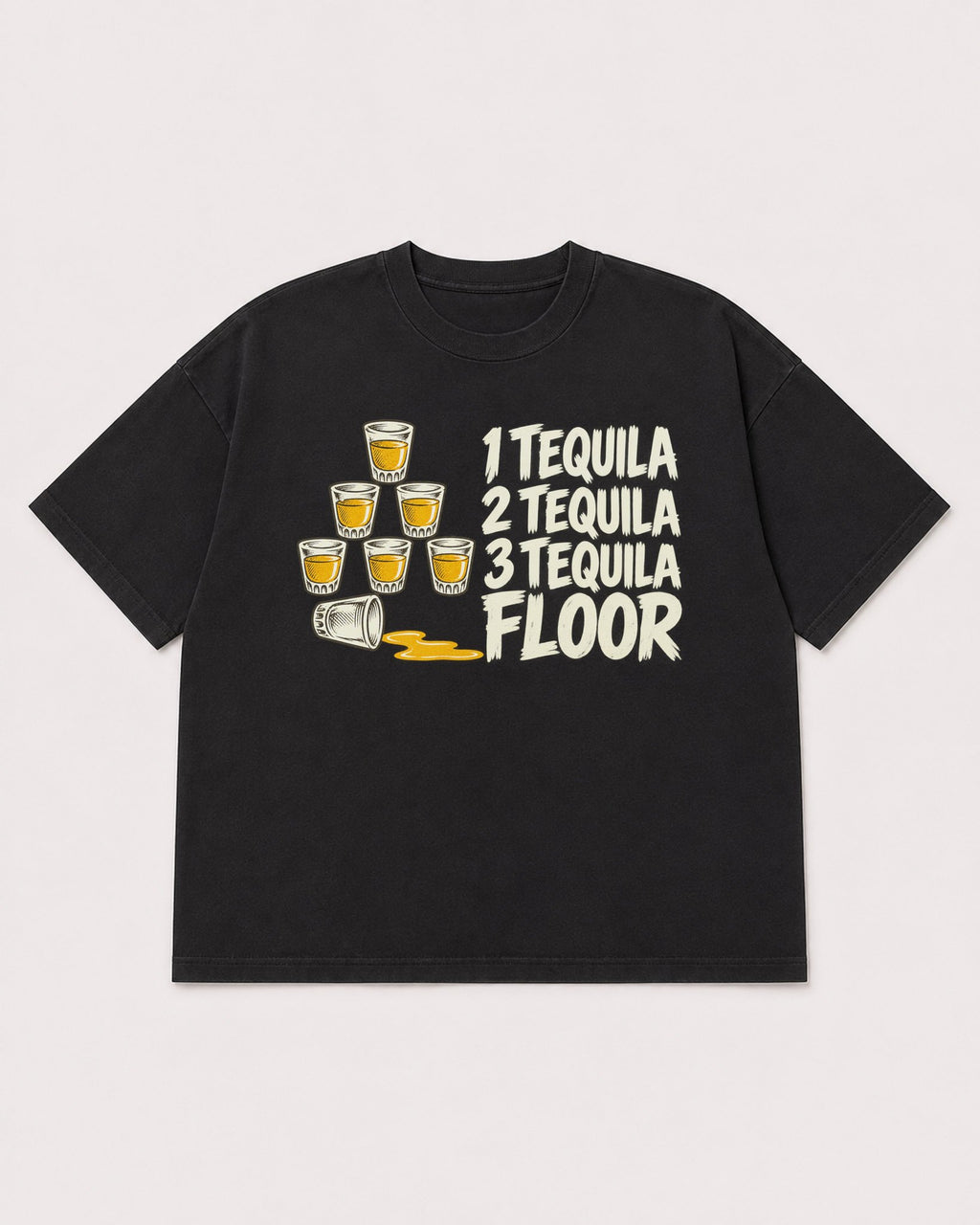 Mockup Boxy Heavyweight Tee Black product