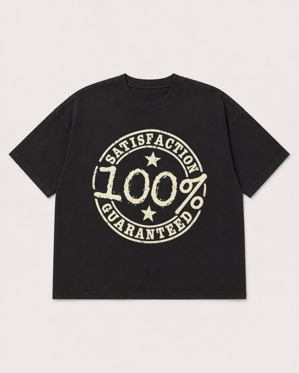 Mockup Boxy Heavyweight Tee Black product