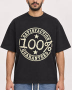 Mockup Boxy Heavyweight Tee Black male close-up 07