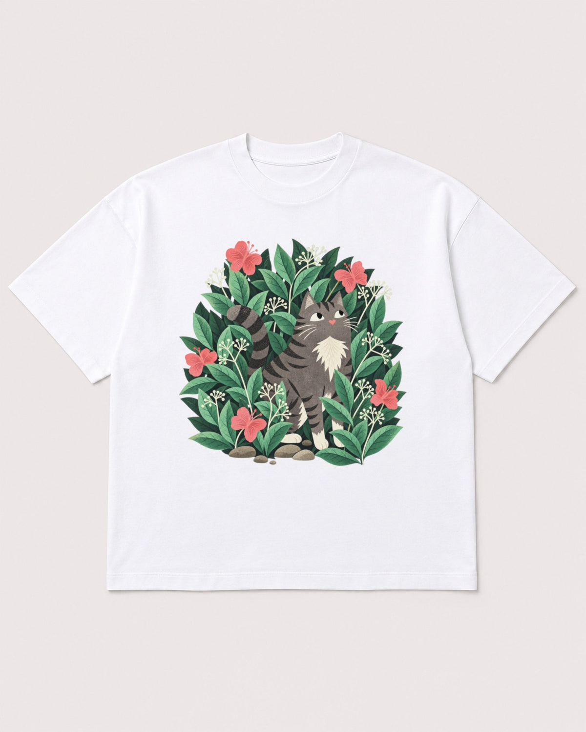 Mockup Boxy Heavyweight Tee White product