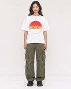Mockup Boxy Heavyweight Tee White female full-body 02