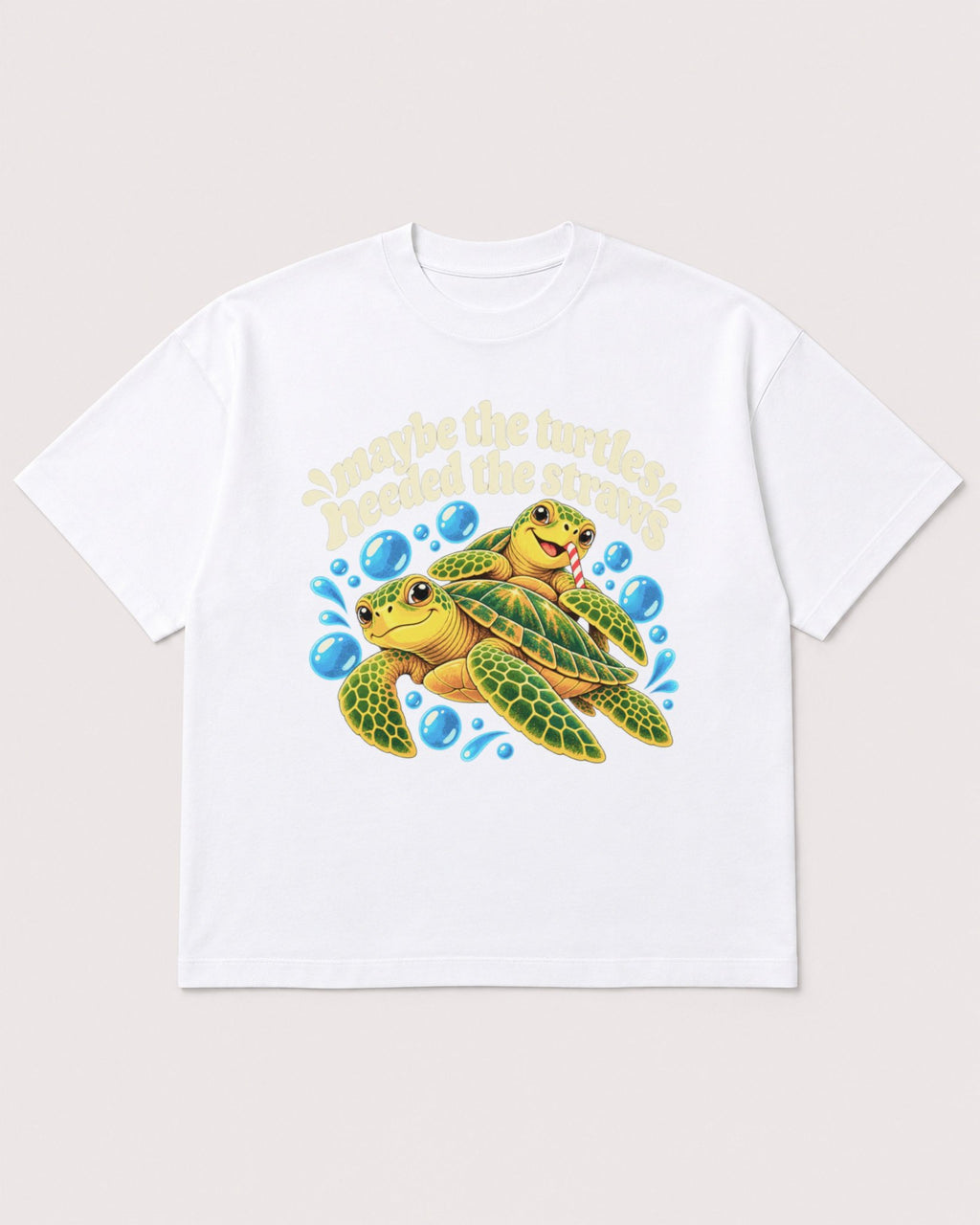 Mockup Boxy Heavyweight Tee White product