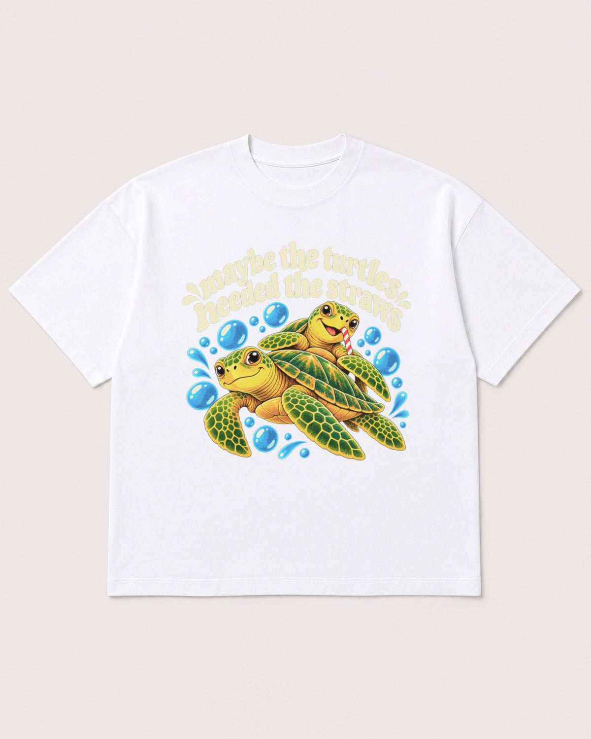 Mockup Boxy Heavyweight Tee White product