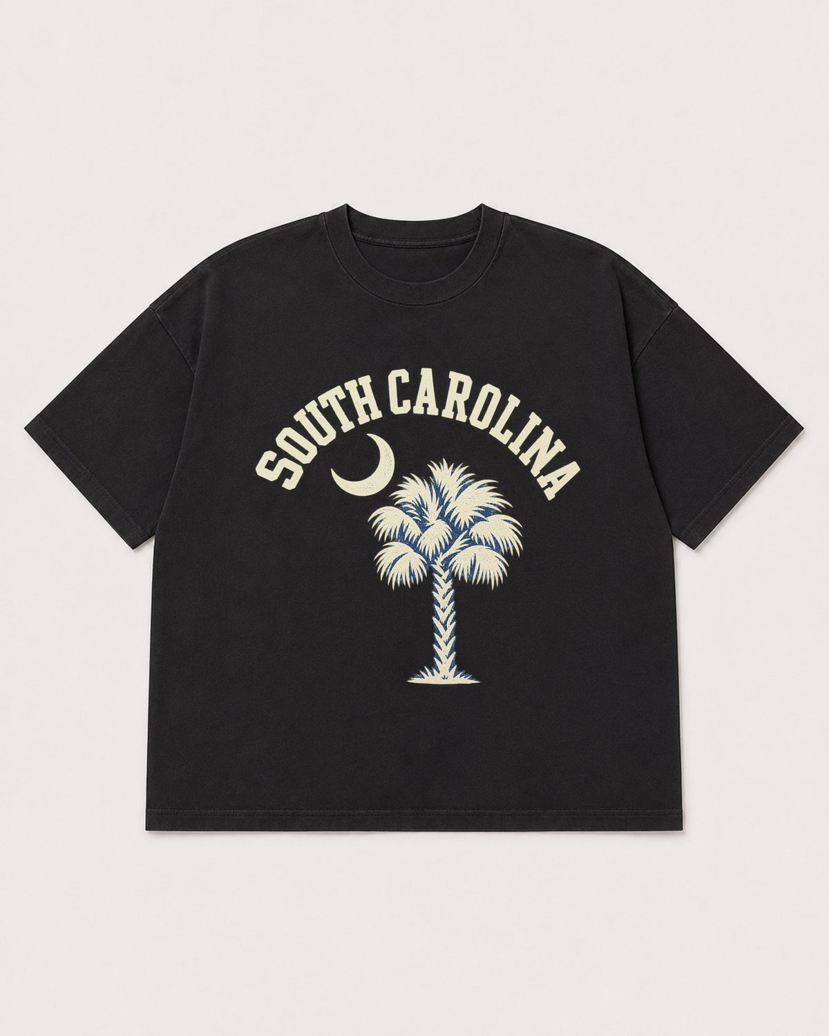 Mockup Boxy Heavyweight Tee Black product