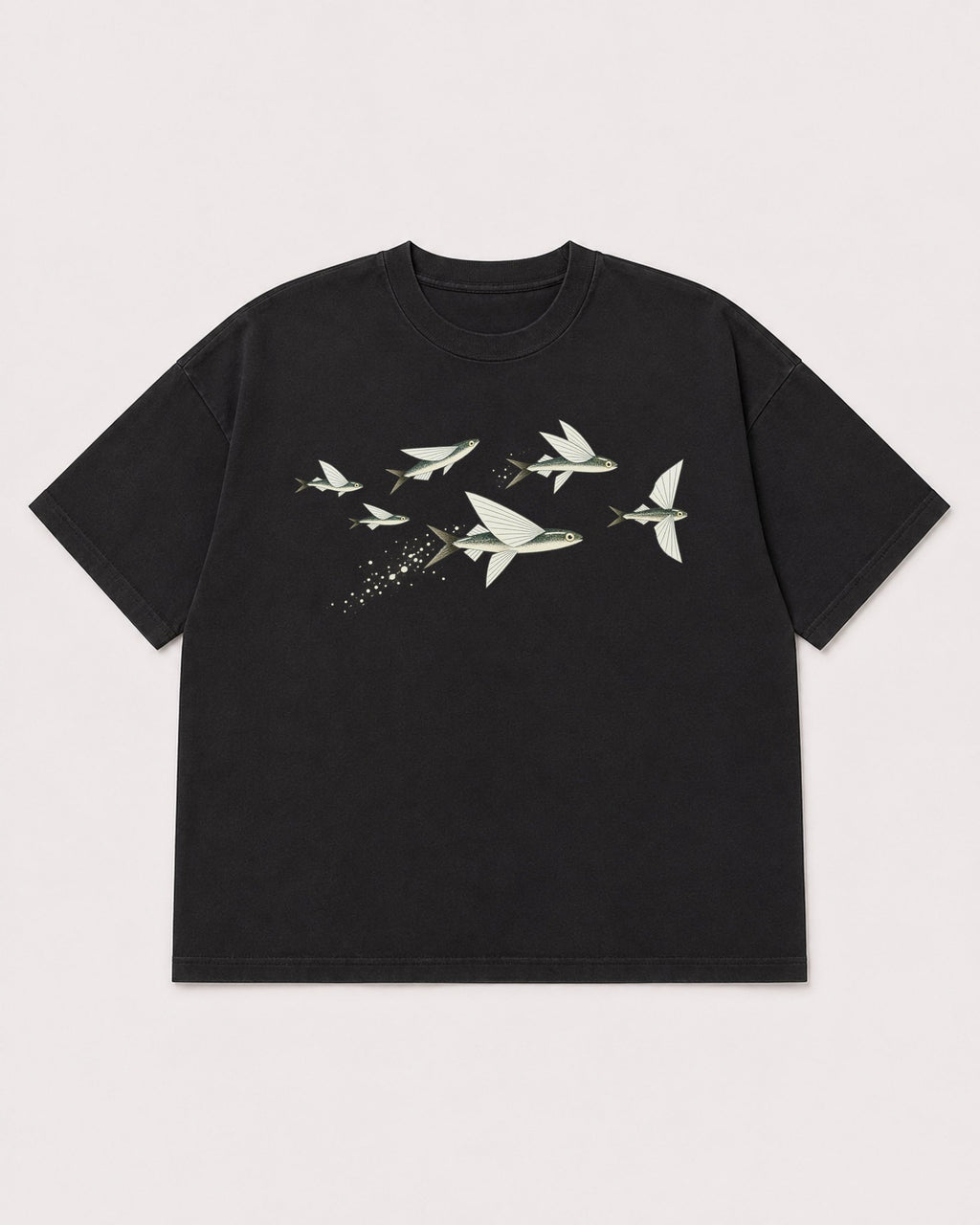 Mockup Boxy Heavyweight Tee Black product