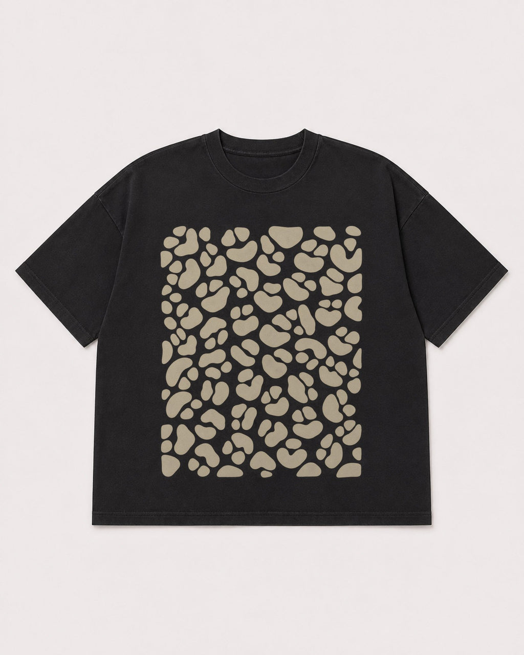 Mockup Boxy Heavyweight Tee Black product