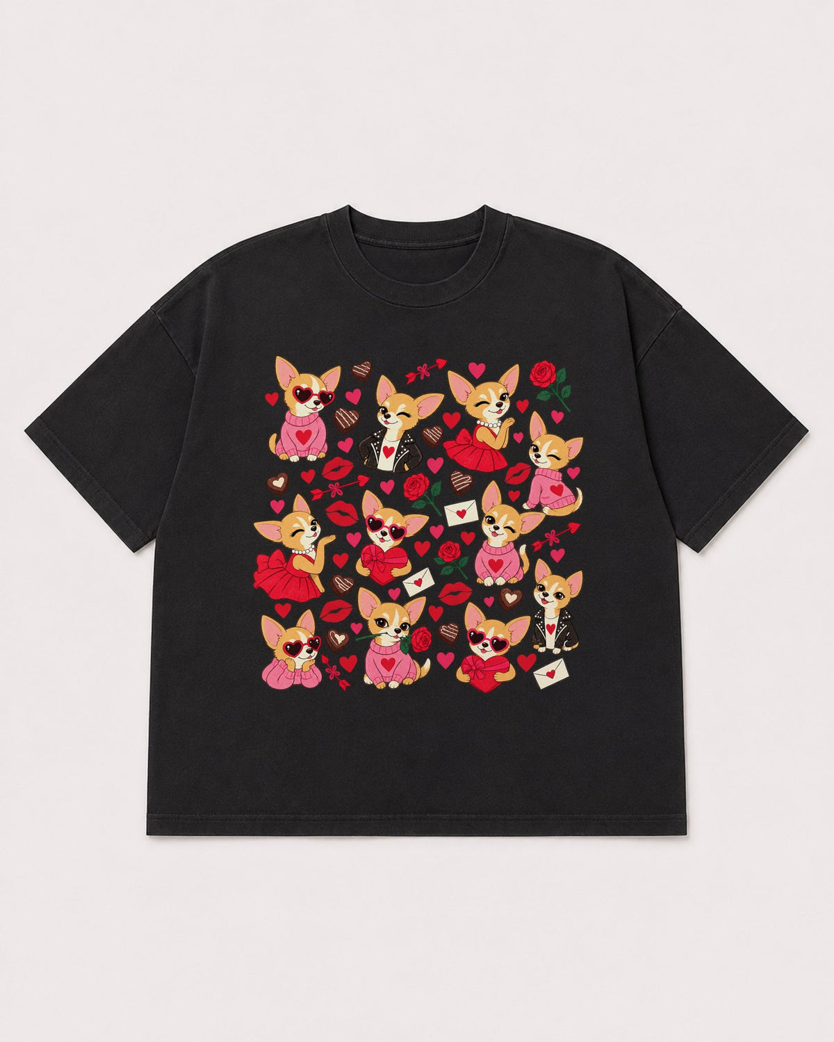 Mockup Boxy Heavyweight Tee Black product