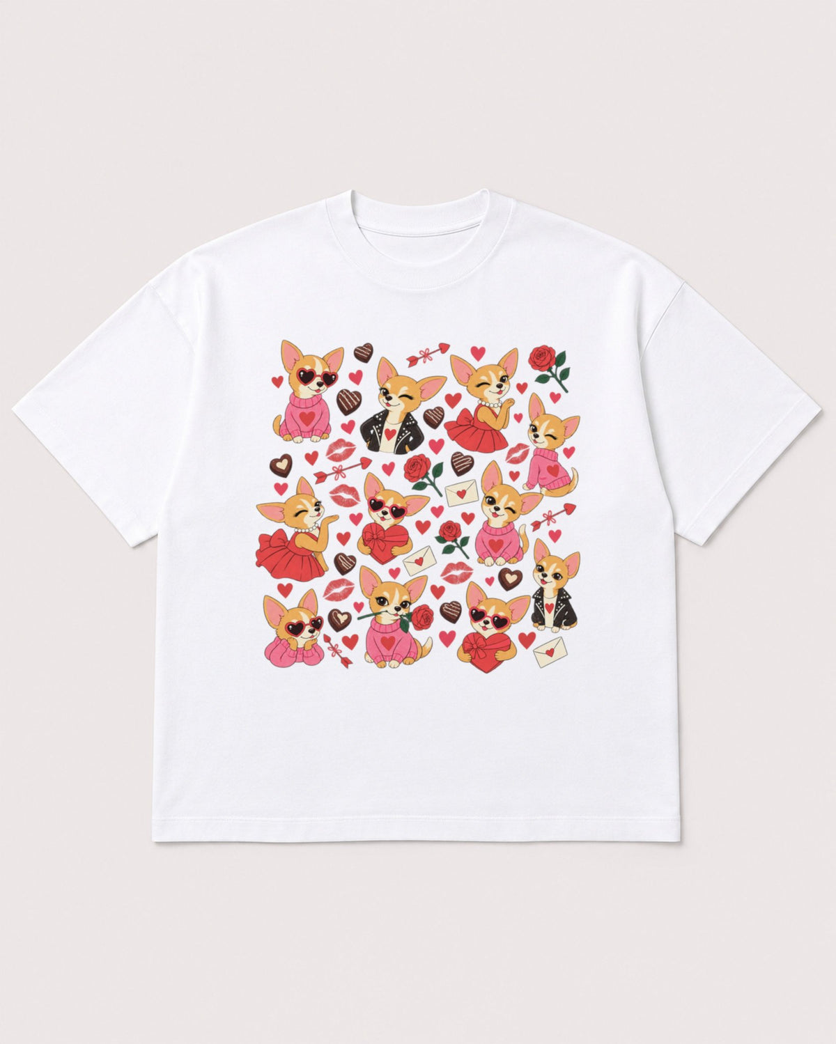 Mockup Boxy Heavyweight Tee White product