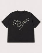 Mockup Boxy Heavyweight Tee Black product