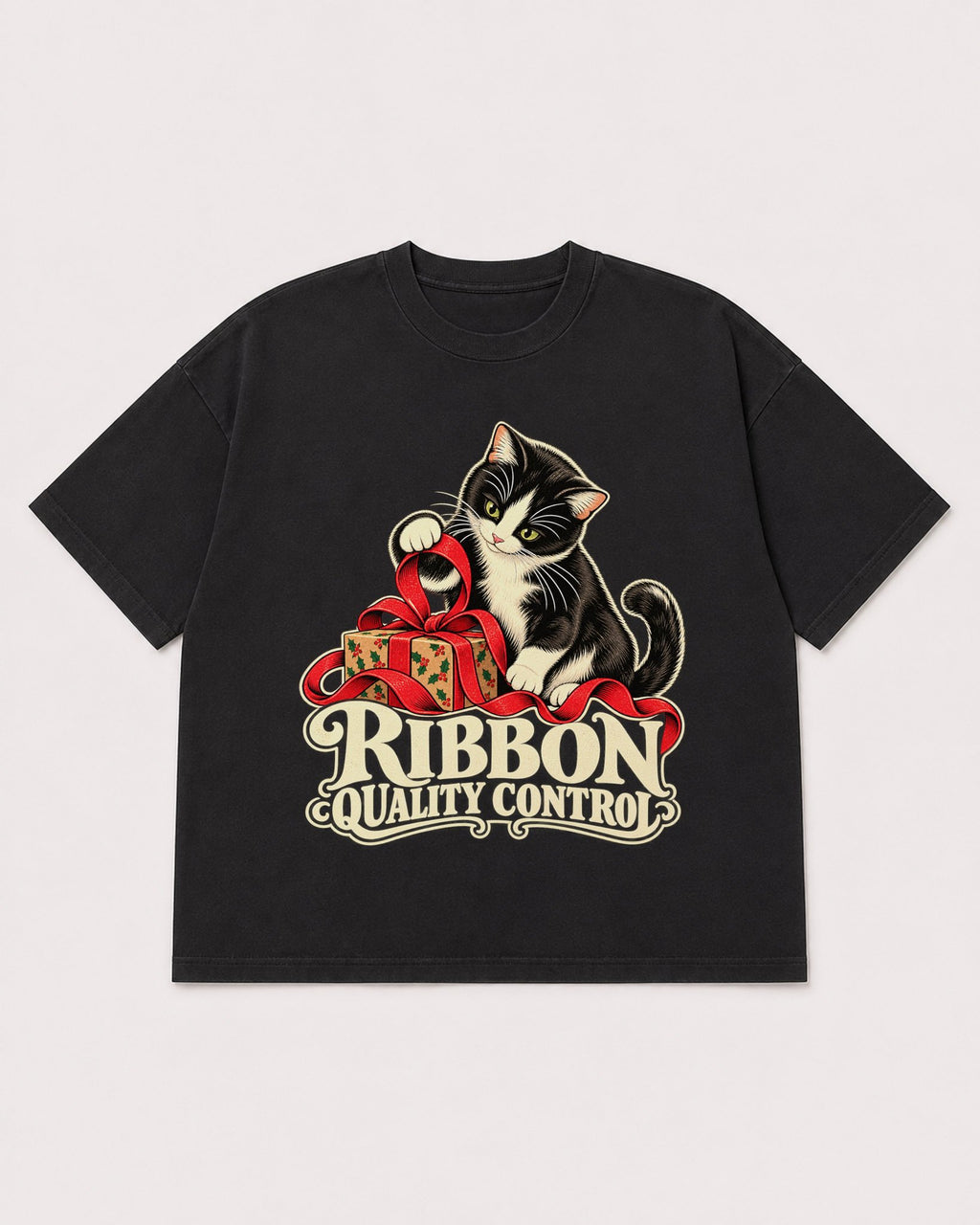 Mockup Boxy Heavyweight Tee Black product