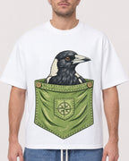 Mockup Boxy Heavyweight Tee White male close-up 08