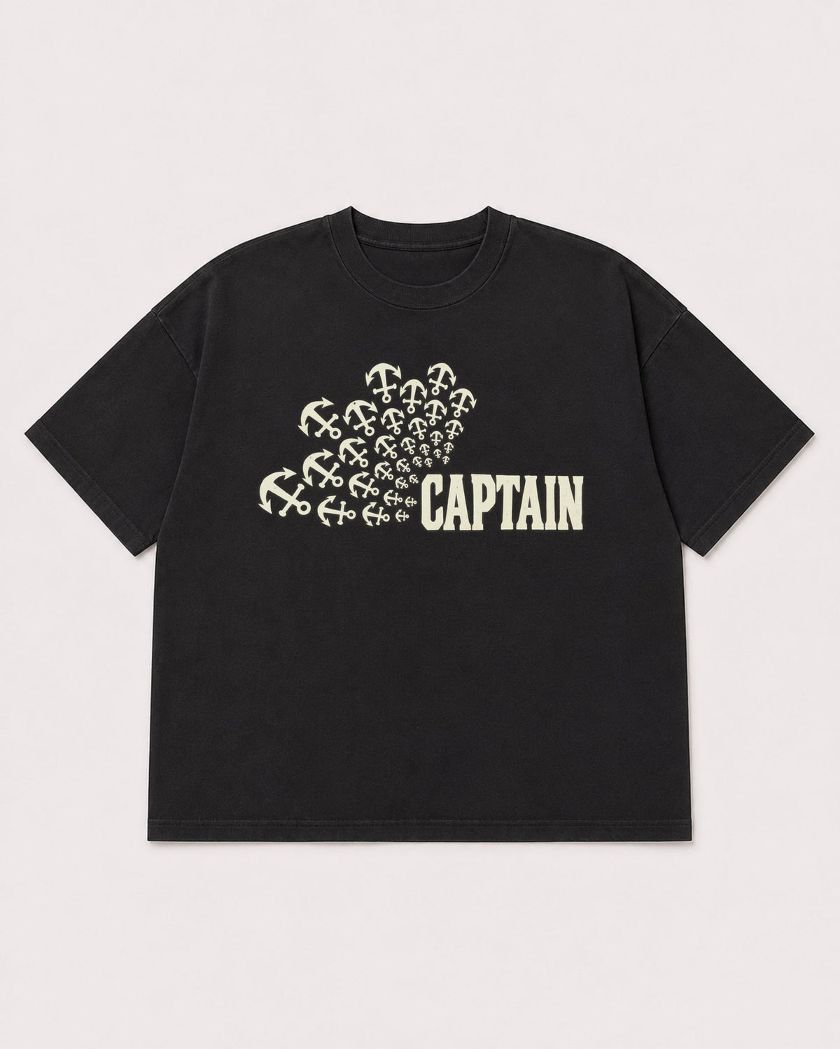 Mockup Boxy Heavyweight Tee Black product