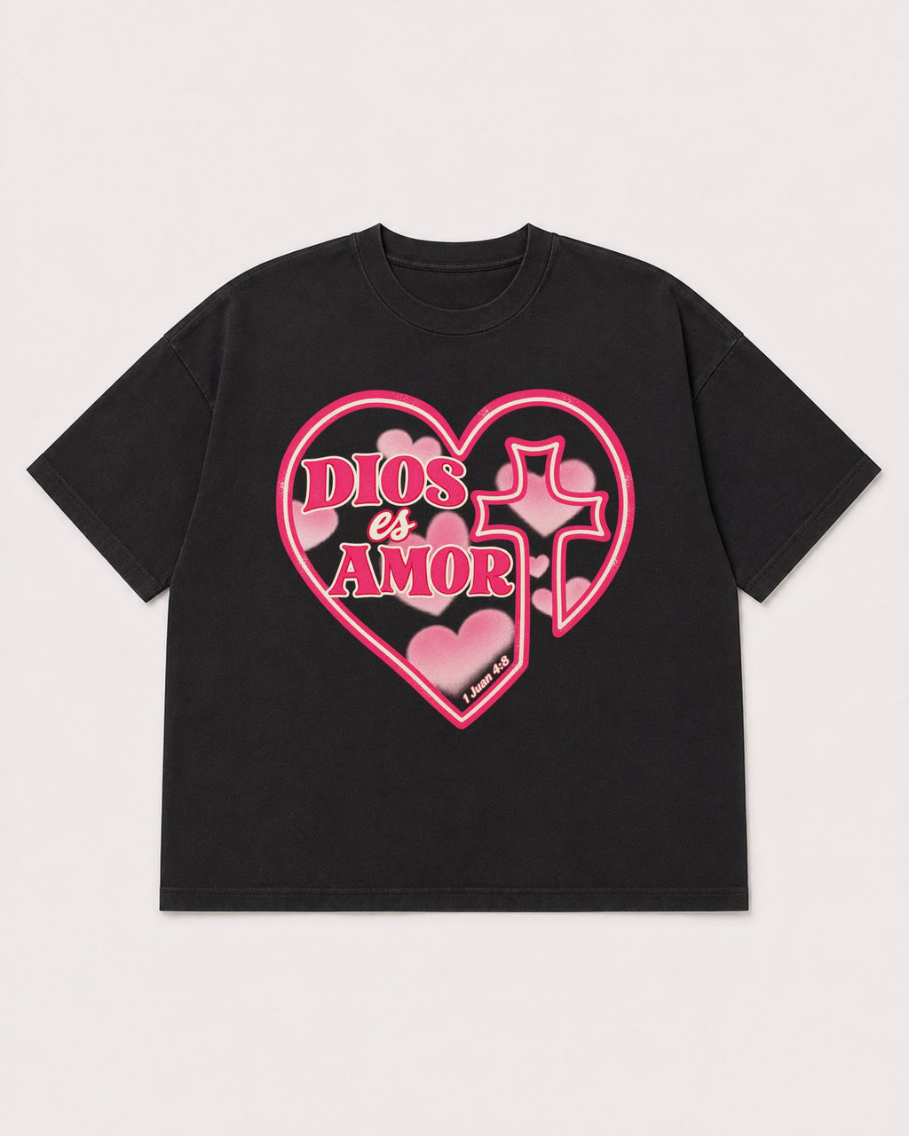 Mockup Boxy Heavyweight Tee Black product