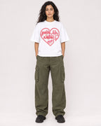 Mockup Boxy Heavyweight Tee White female full-body 07