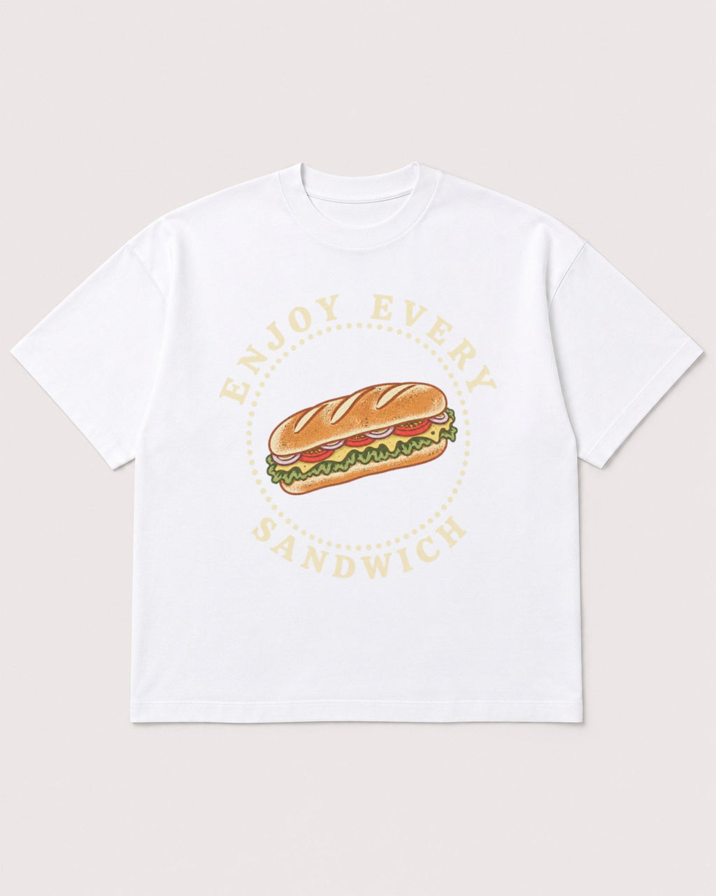 Mockup Boxy Heavyweight Tee White product