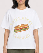 Mockup Boxy Heavyweight Tee White female close-up 22