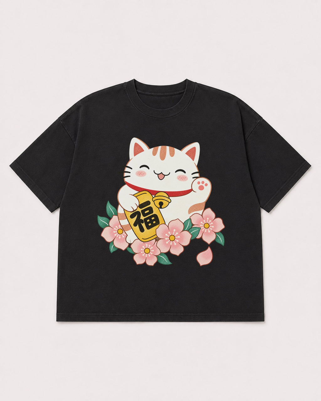 Mockup Boxy Heavyweight Tee Black product