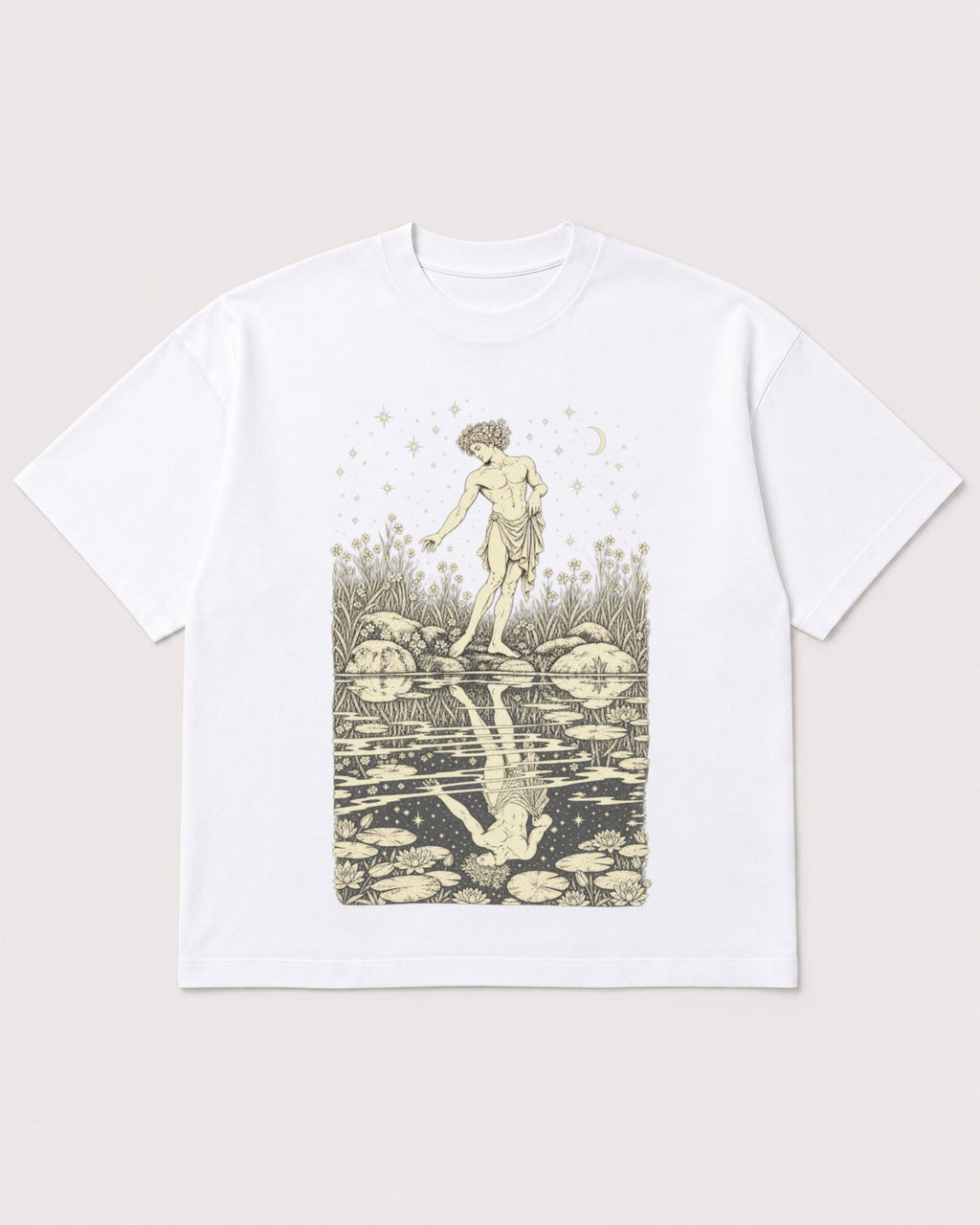 Mockup Boxy Heavyweight Tee White product