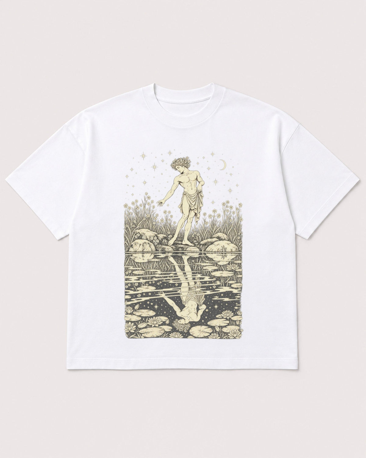 Mockup Boxy Heavyweight Tee White product