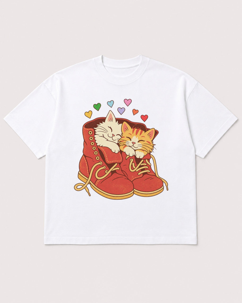 Mockup Boxy Heavyweight Tee White product