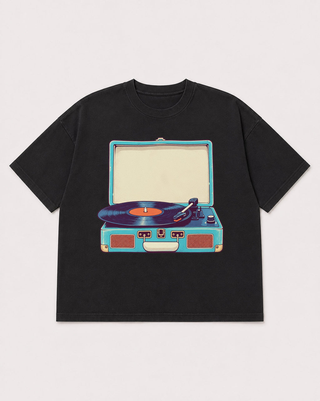 Mockup Boxy Heavyweight Tee Black product