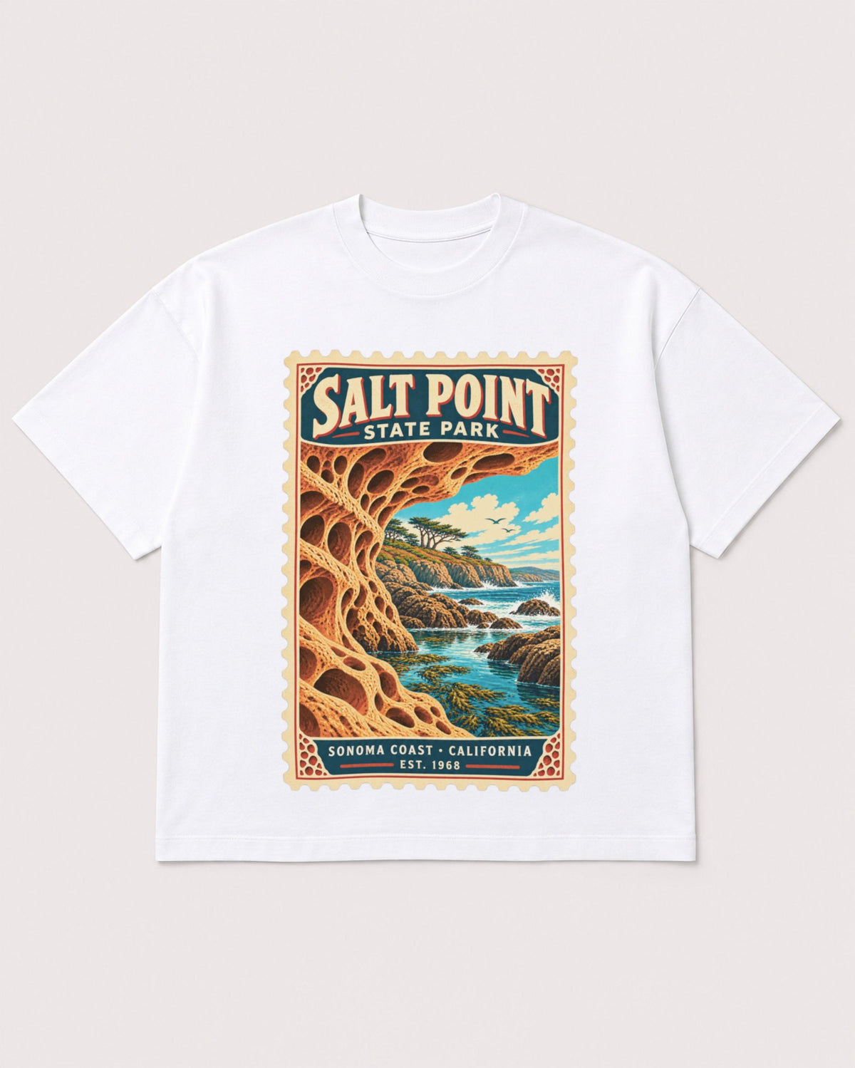 Mockup Boxy Heavyweight Tee White product