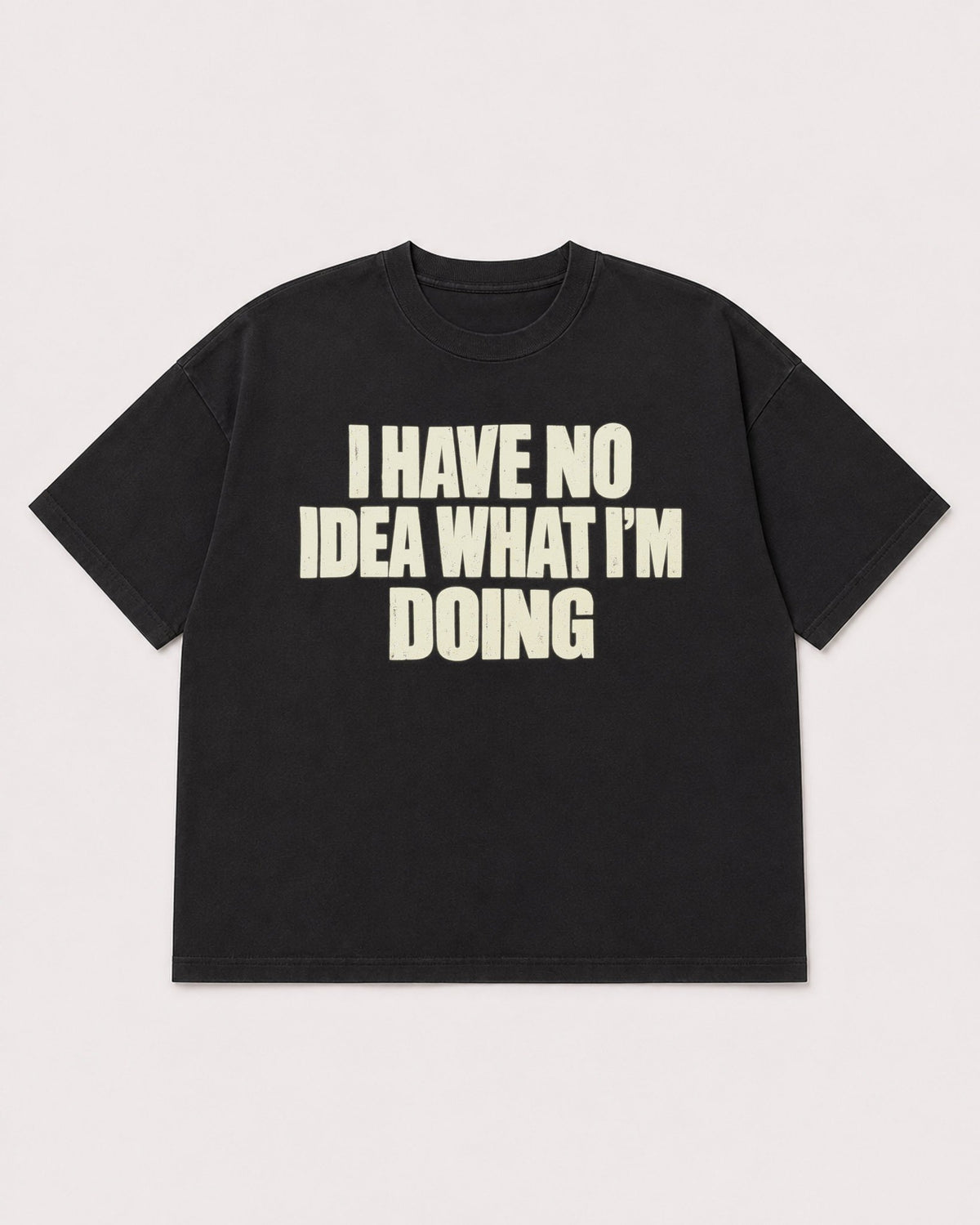 Mockup Boxy Heavyweight Tee Black product