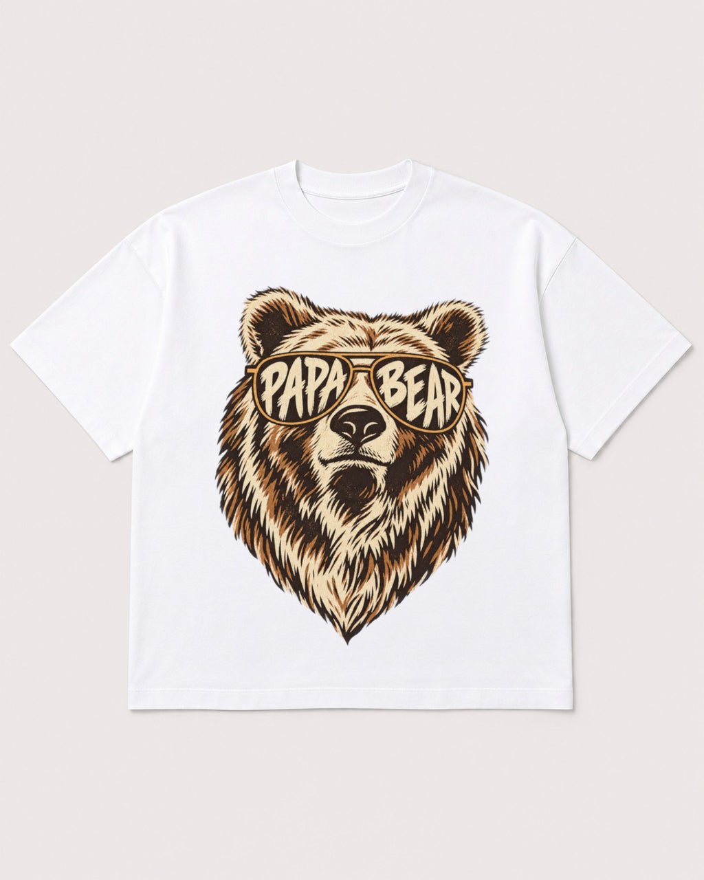 Mockup Boxy Heavyweight Tee White product