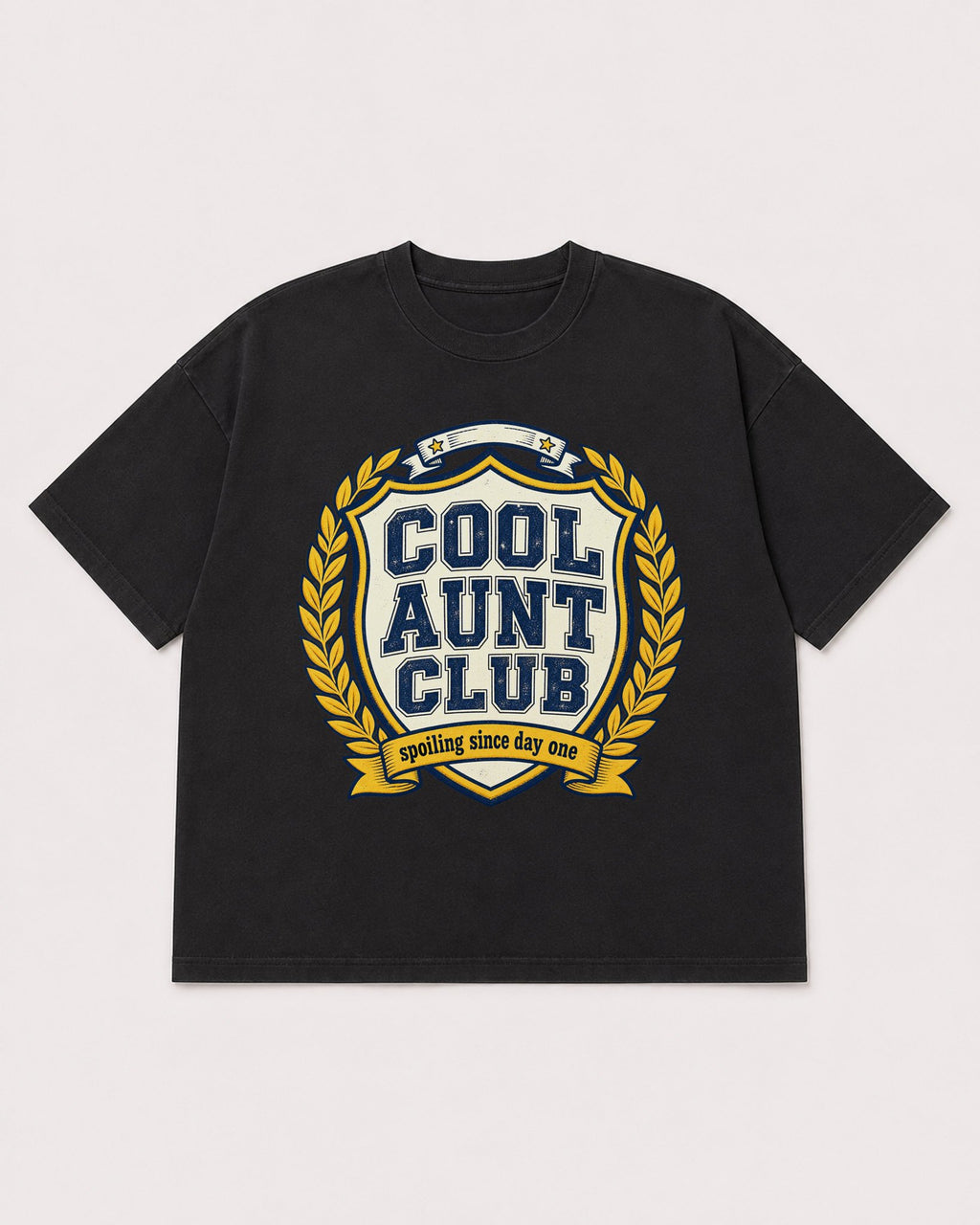 Mockup Boxy Heavyweight Tee Black product