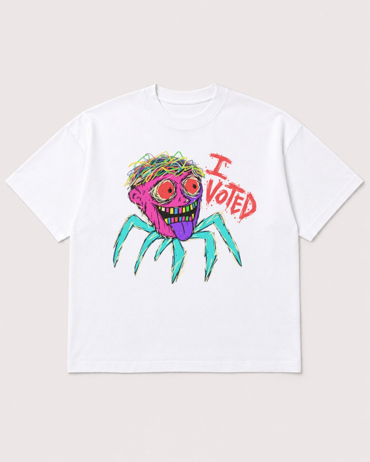 Mockup Boxy Heavyweight Tee White product