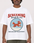 Mockup Boxy Heavyweight Tee White male close-up 04