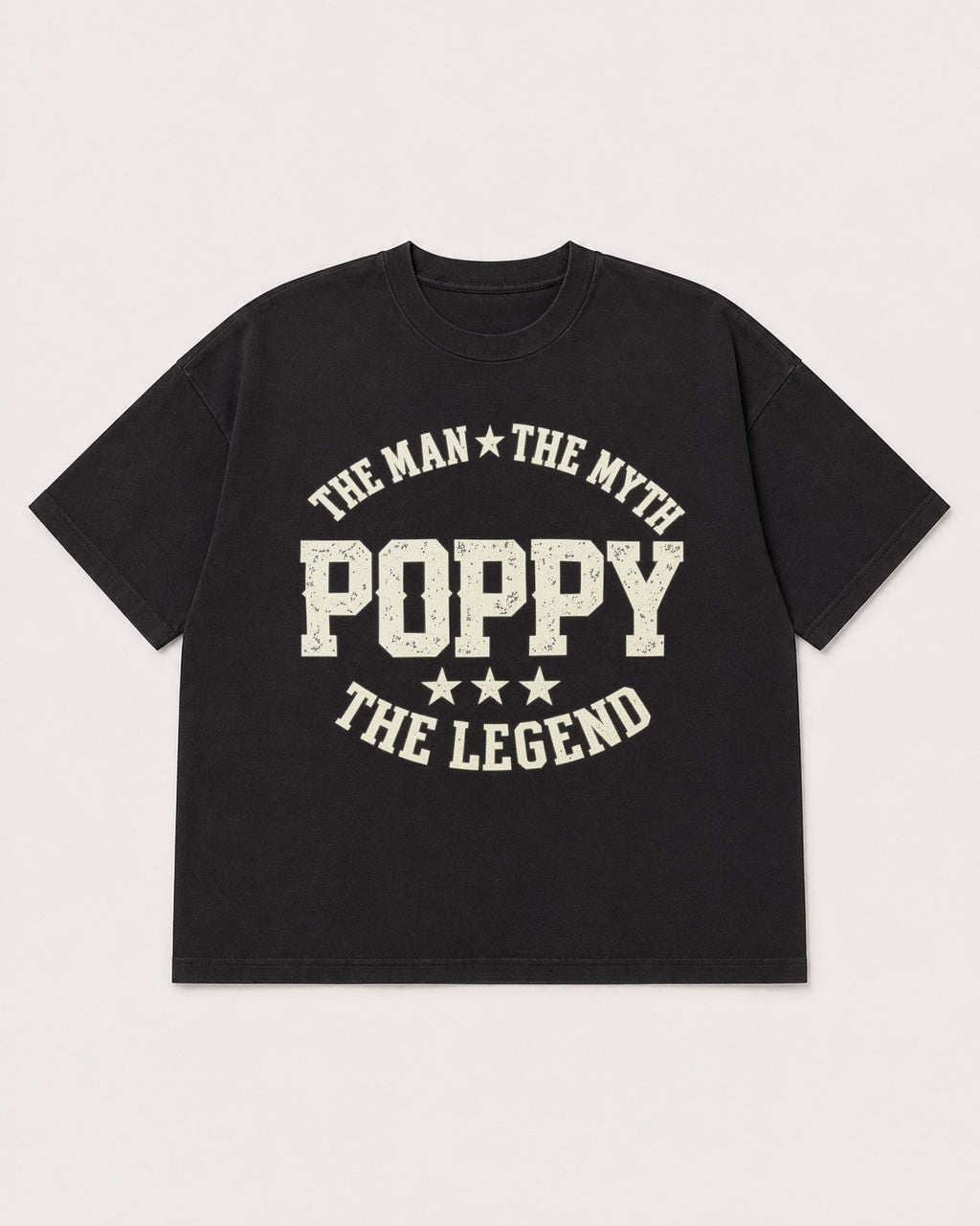 Mockup Boxy Heavyweight Tee Black product