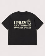 Mockup Boxy Heavyweight Tee Black product