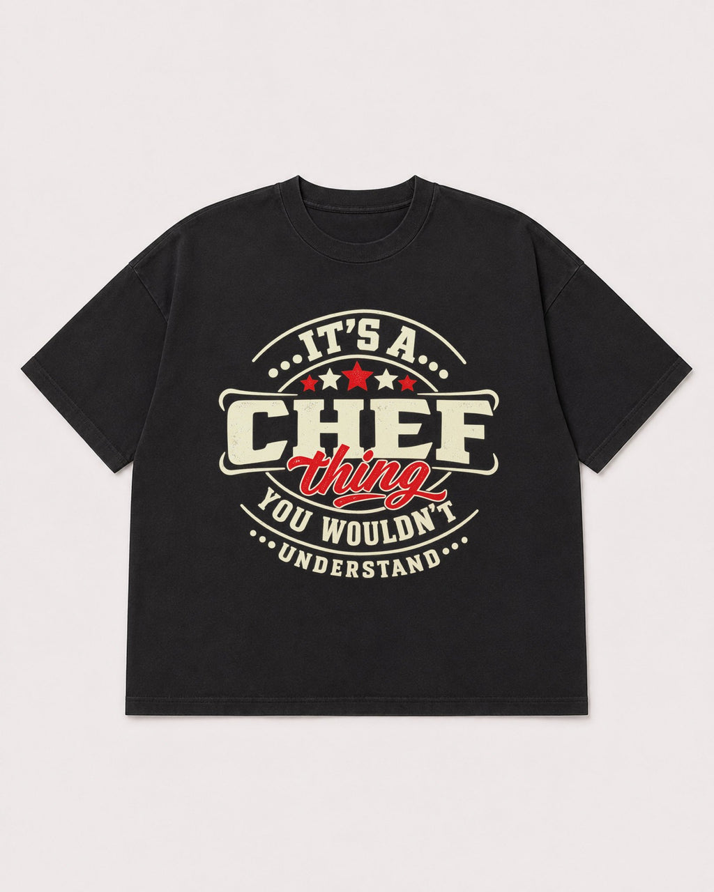 Mockup Boxy Heavyweight Tee Black product