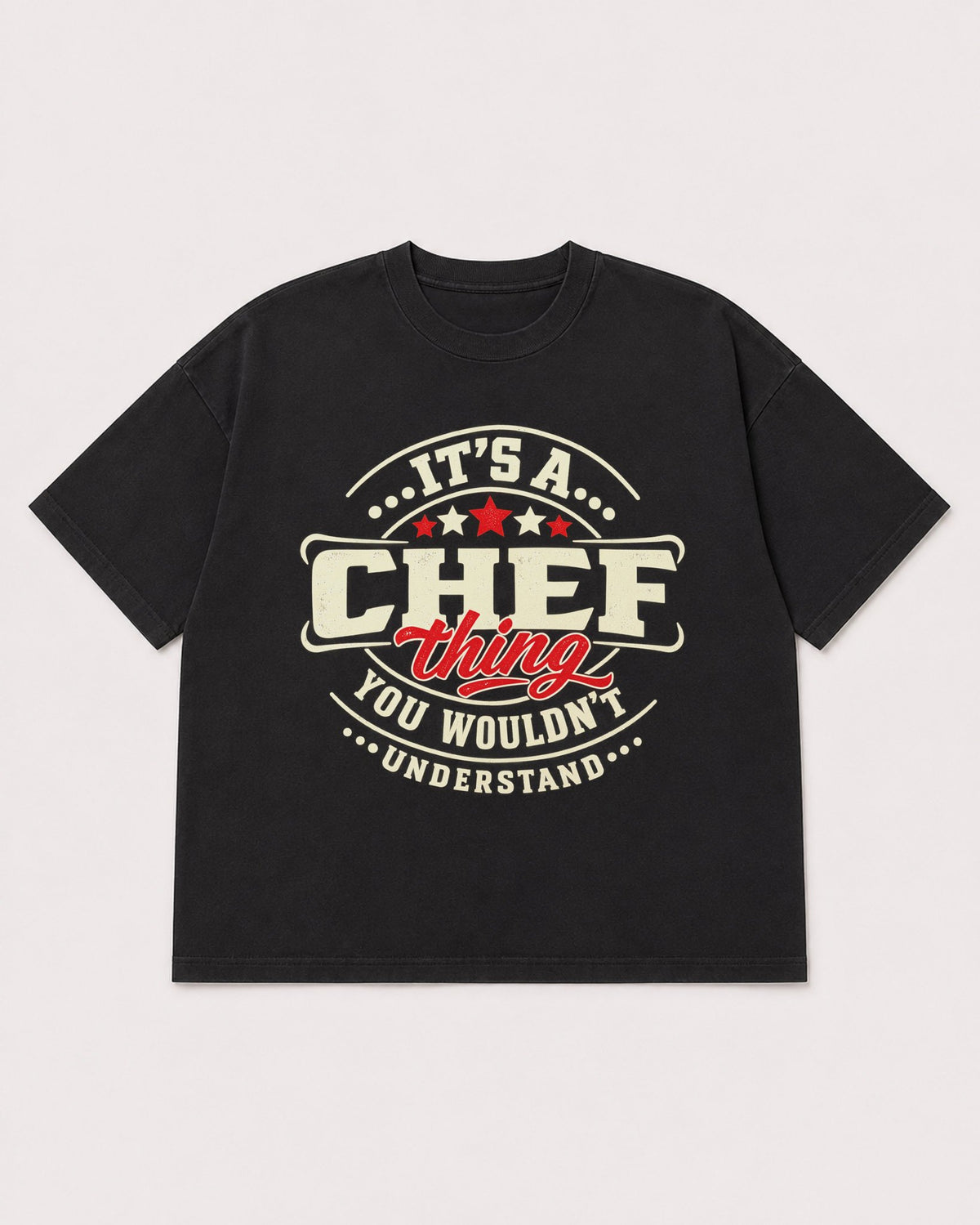 Mockup Boxy Heavyweight Tee Black product
