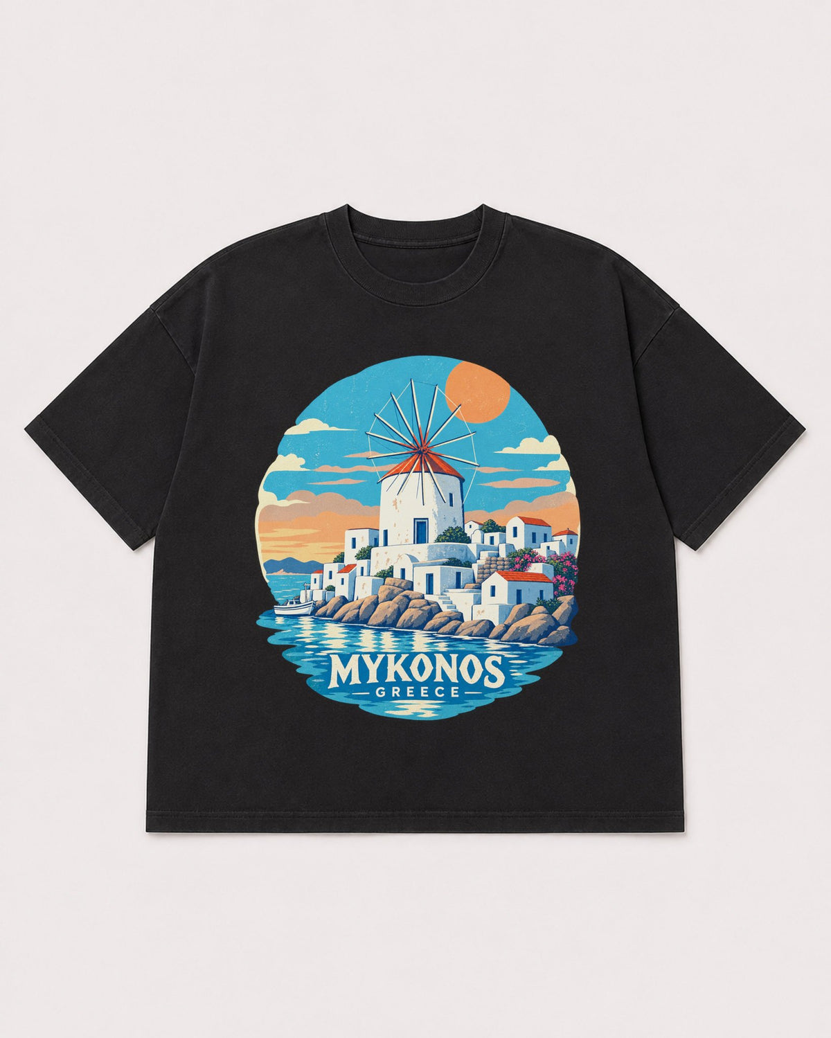 Mockup Boxy Heavyweight Tee Black product
