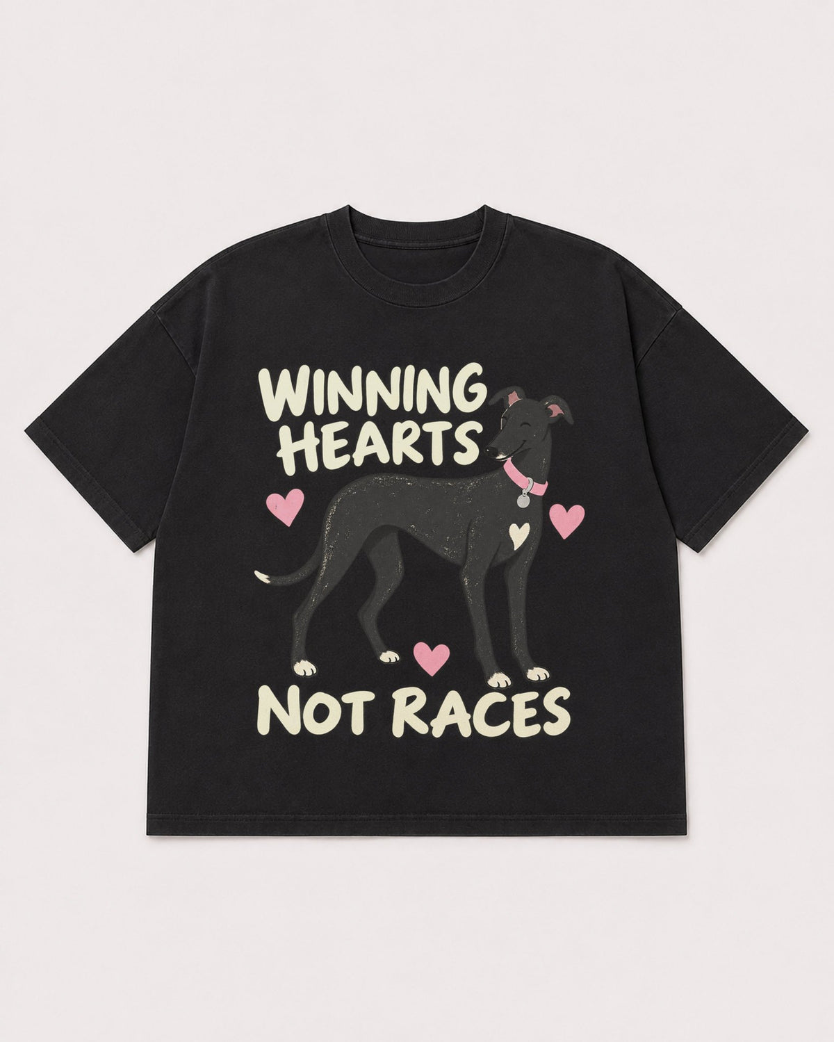Mockup Boxy Heavyweight Tee Black product