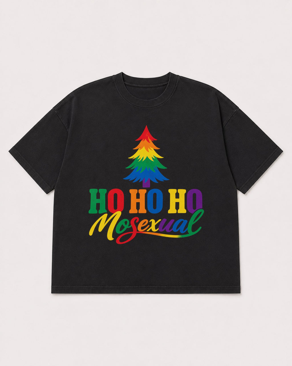 Mockup Boxy Heavyweight Tee Black product