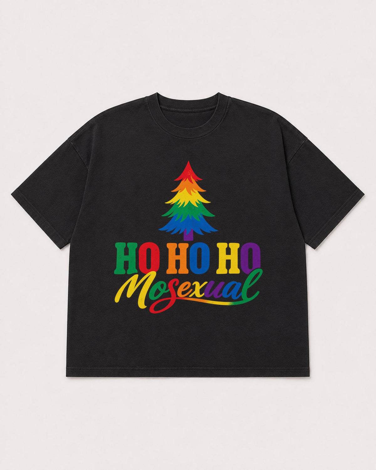 Mockup Boxy Heavyweight Tee Black product