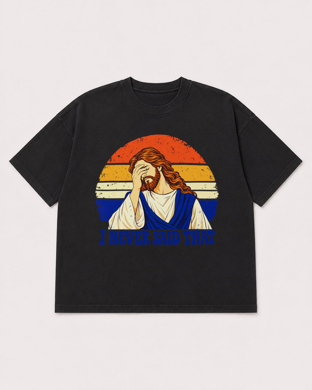 Mockup Boxy Heavyweight Tee Black product