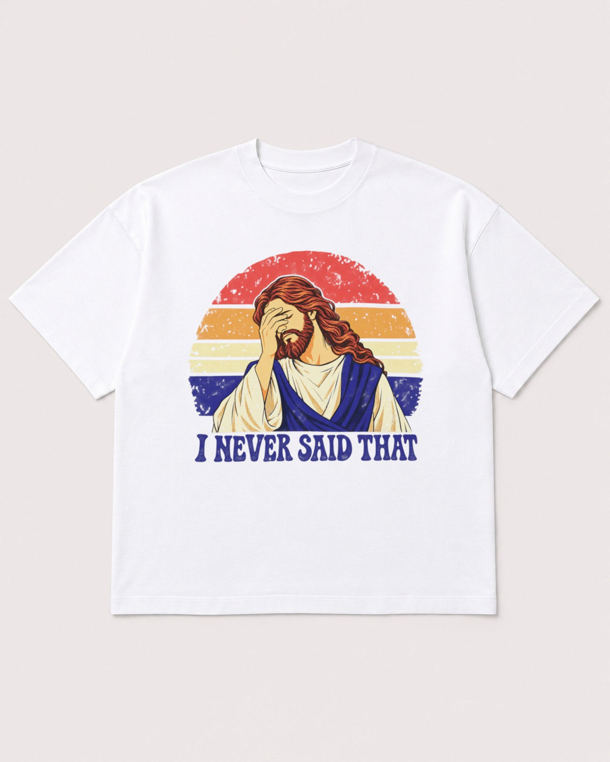 Mockup Boxy Heavyweight Tee White product