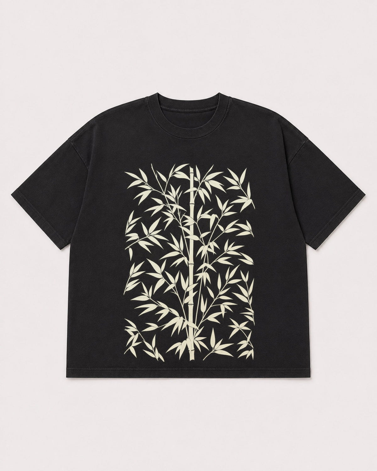 Mockup Boxy Heavyweight Tee Black product