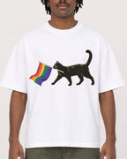 Mockup Boxy Heavyweight Tee White male close-up 04