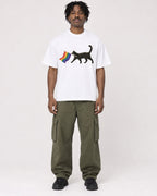 Mockup Boxy Heavyweight Tee White male full-body 04