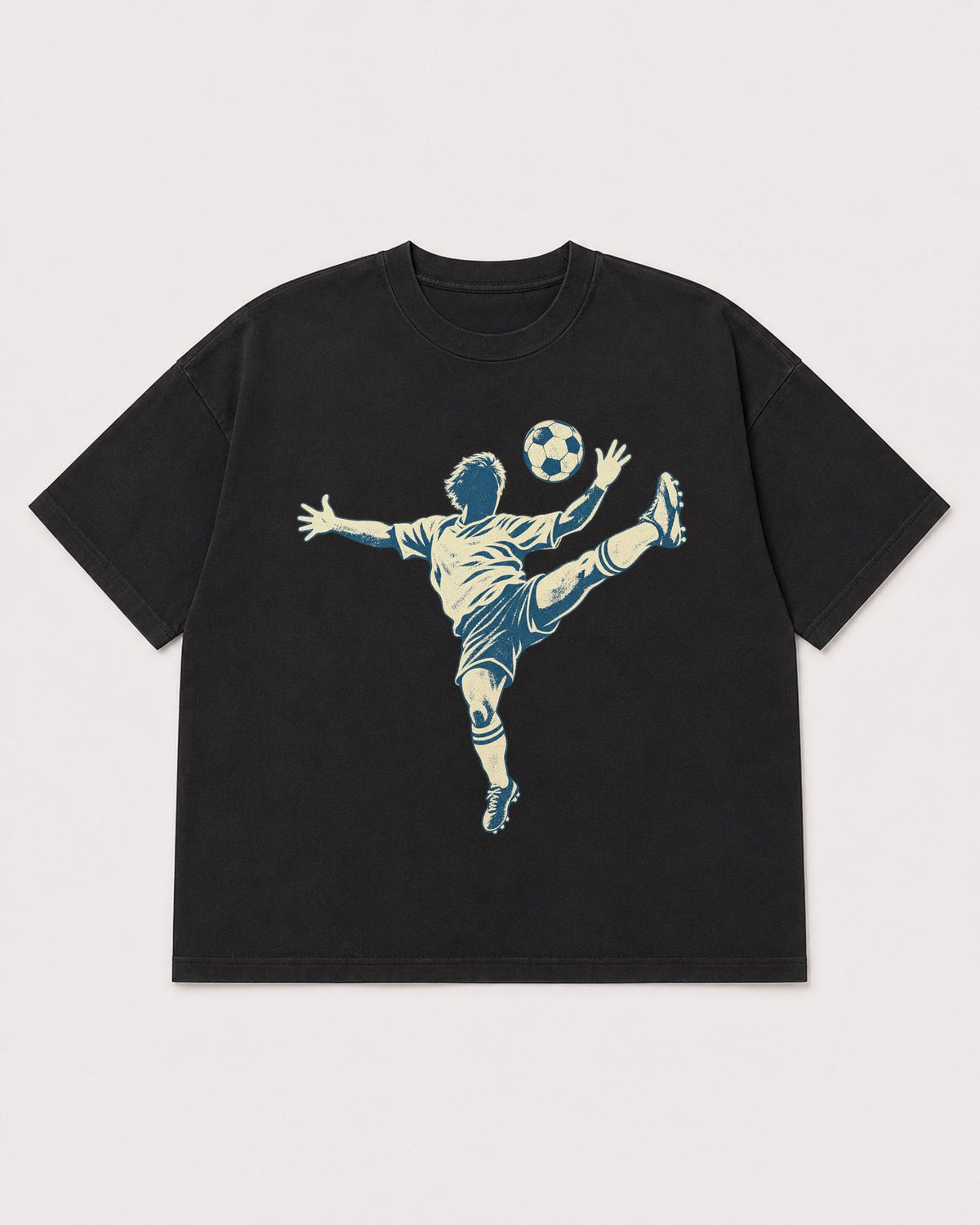 Mockup Boxy Heavyweight Tee Black product