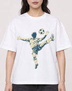 Mockup Boxy Heavyweight Tee White female close-up 03