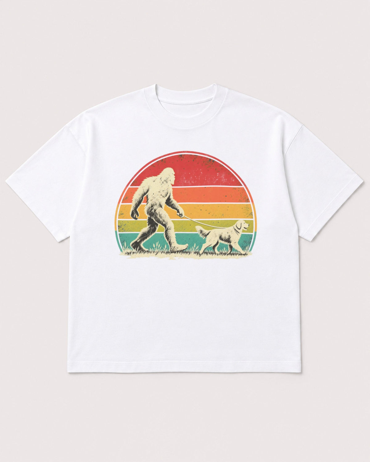 Mockup Boxy Heavyweight Tee White product